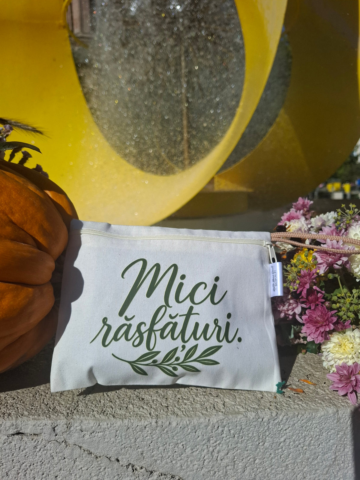 Portfard din bumbac „Mici răsfățuri."